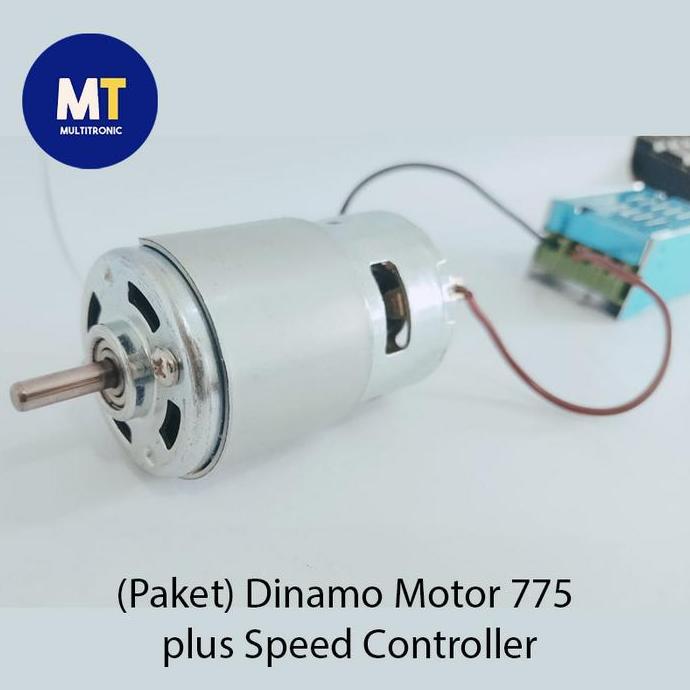 PAKET Dinamo Motor 775 plus Speed Controller (SC)