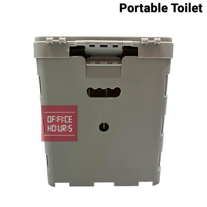 Portable Toilet for Camping Toilet Lipat dengan Tutup