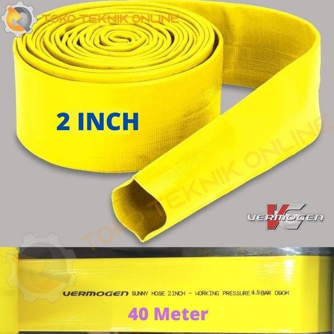 Selang Pompa Alkon 2 Inch 4 Bar - 40 Meter - Sunny Hose - Vermogen