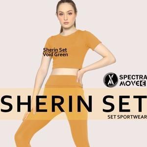 BEST SALE Baju senam M-XXL SHERIN SET set sport baju senam celana senam legging senam setelan olahra