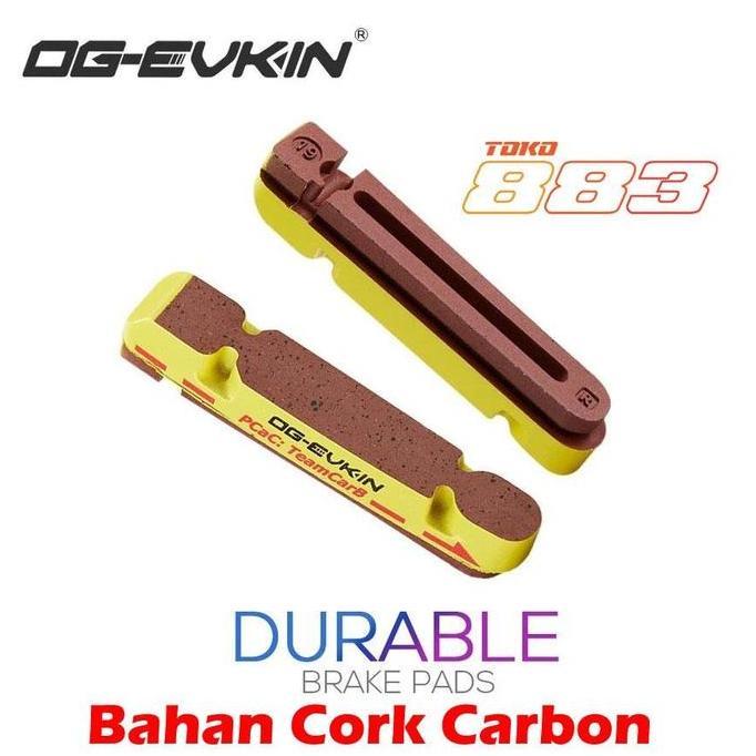 OG EVKIN Carbon Brake Pad Brakepad untuk Rim Carbon