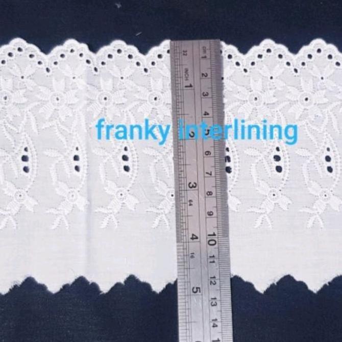 RENDA KATUN 2381 LEBAR 12CM HARGA PER METER