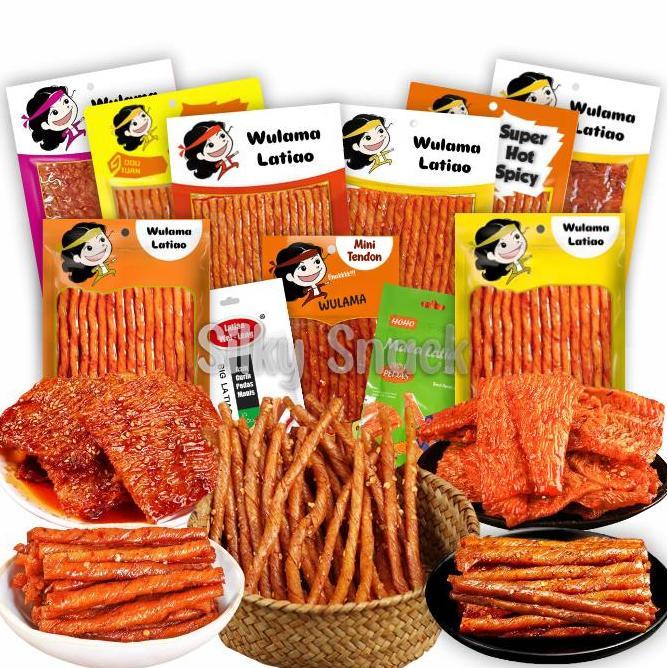 [ HALAL ] LATIAO WULAMA SNACK VEGETARIAN / WULAMA LATIAO SPICY