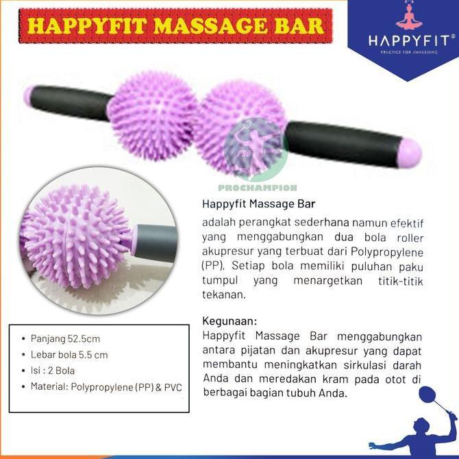 HAPPYFIT HAPPYFIT MASSAGE BAR PURPLE