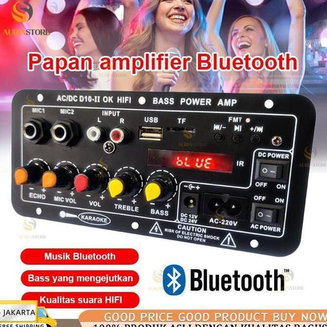 Amplifier Board 12V 24V AC 220V Amplifier Ampli Mini Board Audio Bluetooth USB FM Radio TF Player Su