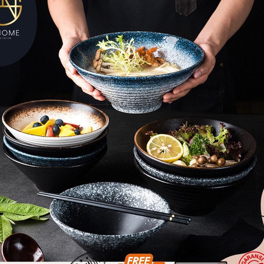 Ashome Mangkuk Keramik Ramen Jepang Galaxy Collection / Mangkuk Ramen Aestetik / Ceramic Ramen Bowl 