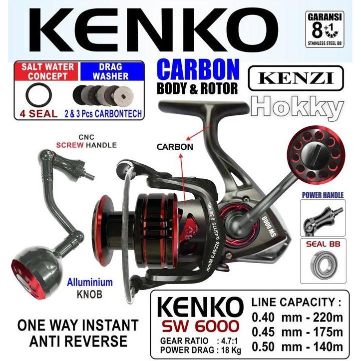 NEW REEL KENZI KENKO SW 6000 