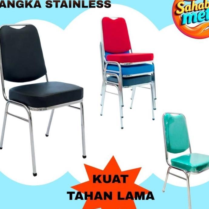Kursi Susun / Kursi Kantor / Kursi Kondangan / Kursi Resepsi / Kursi Susun Serbagaguna Stainless