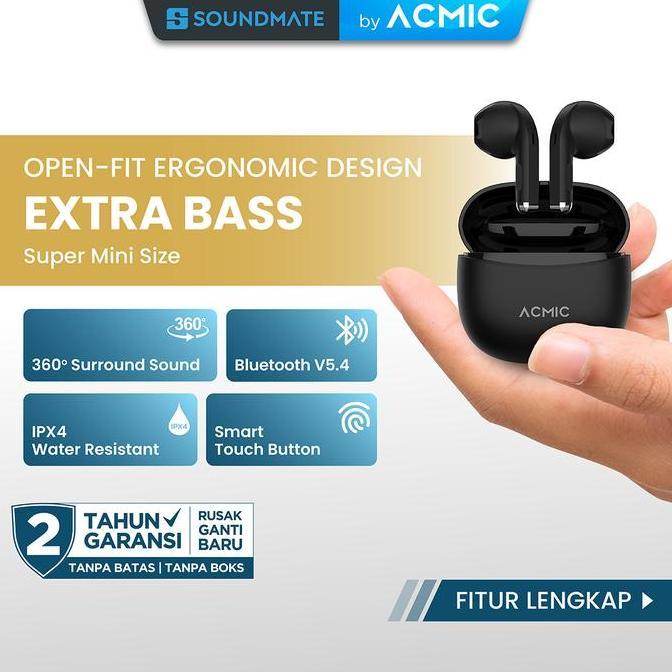 ACMIC Minio True Wireless Bluetooth Earphone Mini Earbuds TWS