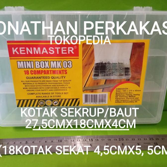TERLARIS KOTAK BAUT&SEKRUP/BOX SEKRUP &BAUT/TEMPAT SEKRUP&BAUT/BH