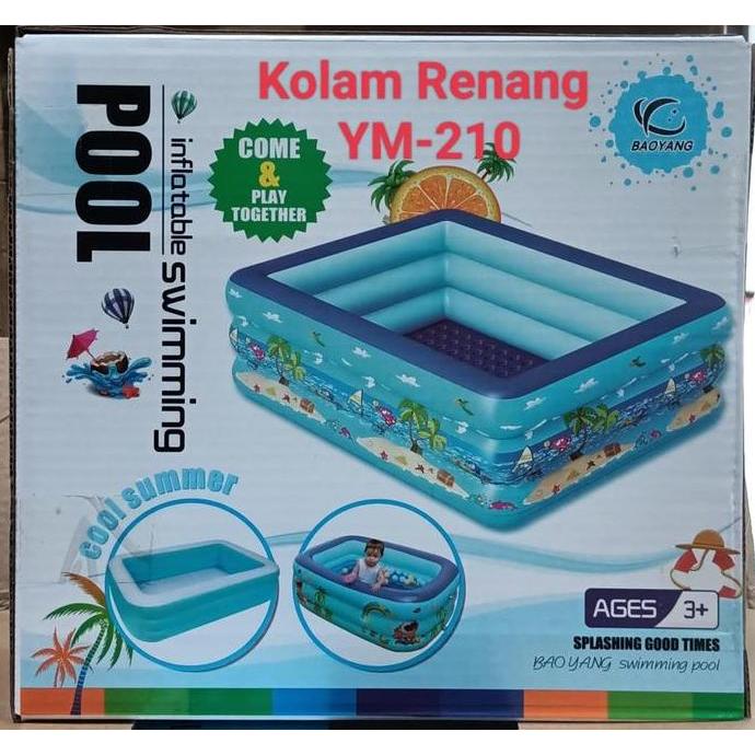OREJELA KOLAM RENANG ANAK/KOLAM MANDI BAYI POOL KOTAK 3 SUSUN