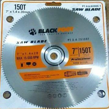 Mata Circular 7 Inch 150T Mata Gergaji Circular Blackfoot Circular Sabre Saw 7" Mata Potong