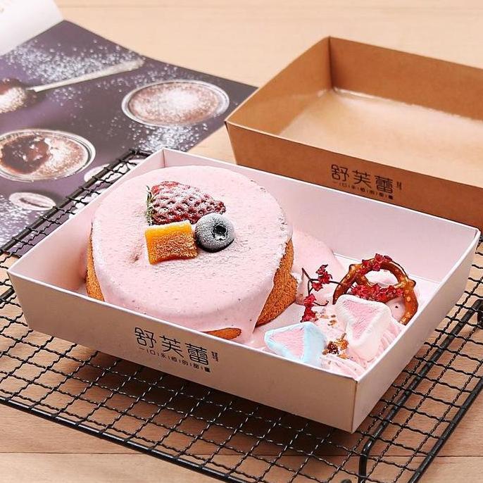 BUNDUQ 5 PCS Mika Dessert Box ukuran Besar 12,4 x 16,7 CM/ KOTAK Makanan Mika Donut MIka Bolu / 5pcs