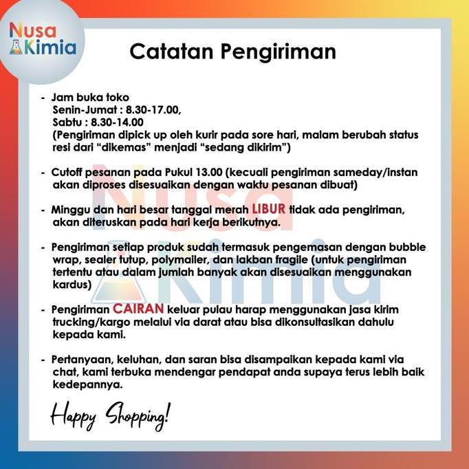 Ingredients- Sodium Benzoat - Natrium Benzoat - Pengawet Makanan Minuman Food Grade