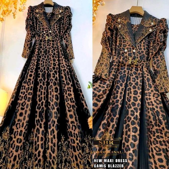READY KODE GAMIS BLAZER MOTIF MACAN BY SHR