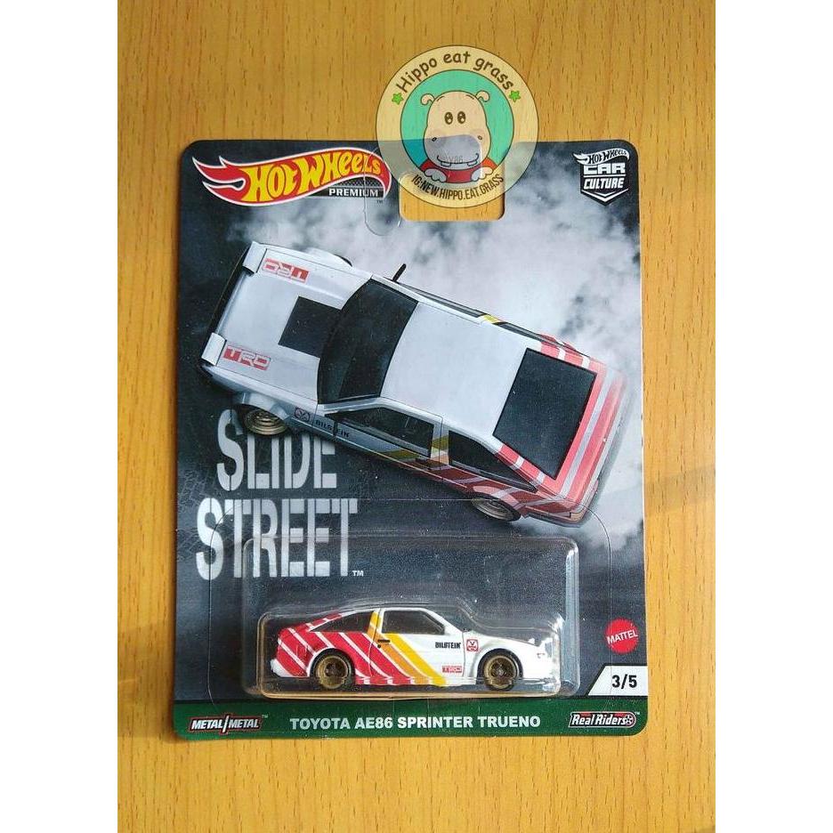 Hot Wheels Hotwheels Slide Street Toyota AE86 Sprinter Trueno
