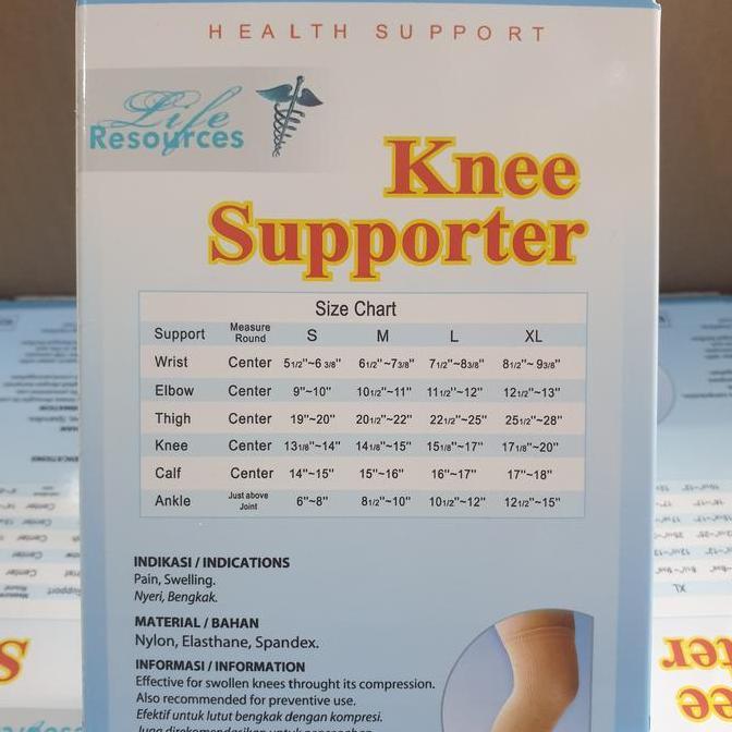 Visions- Deker Lutut Kesehatan Knee Support Penyangga Lutut Dekker Lutut Terapi