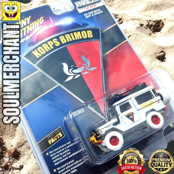 Johnny White Lightning Korps Brimob 1980 Toyota Land Cruiser Jeep Militer New