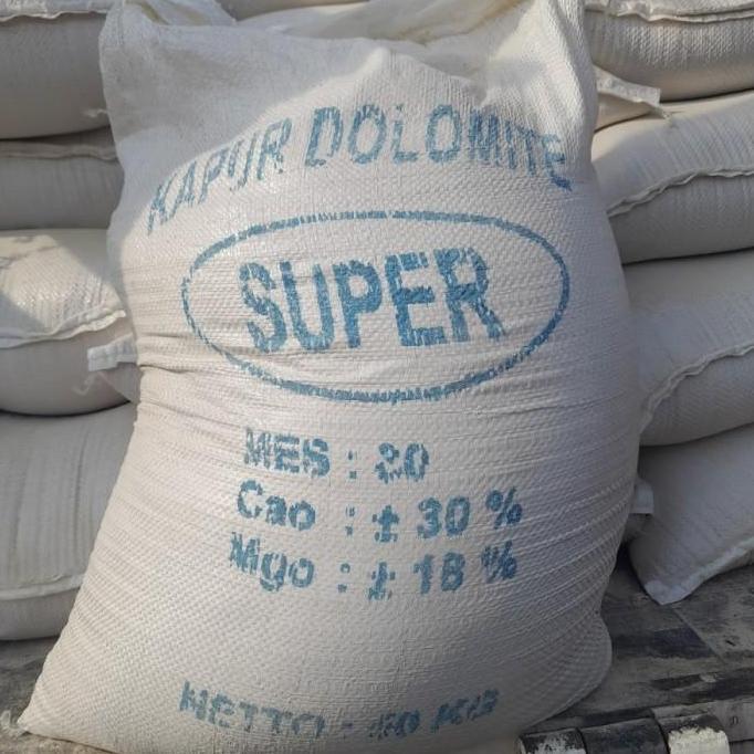 Huayuan- Kapur Dolomit Super Kaptan Pertanian 30 Kg Karung Perikanan Peternakan