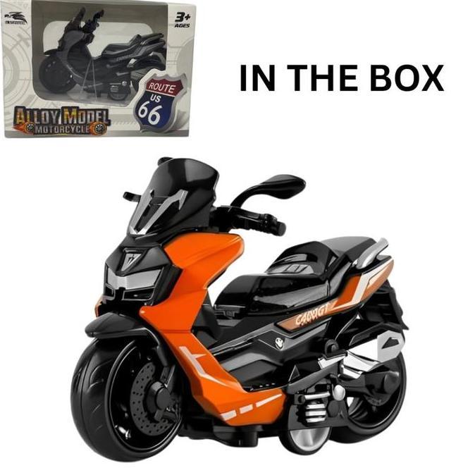 Nmax01 Alloy Motorcycle 1/36 Nmax Xuye / mainan sepeda motor  Diecast Motorcycle / Mainan Anak die c