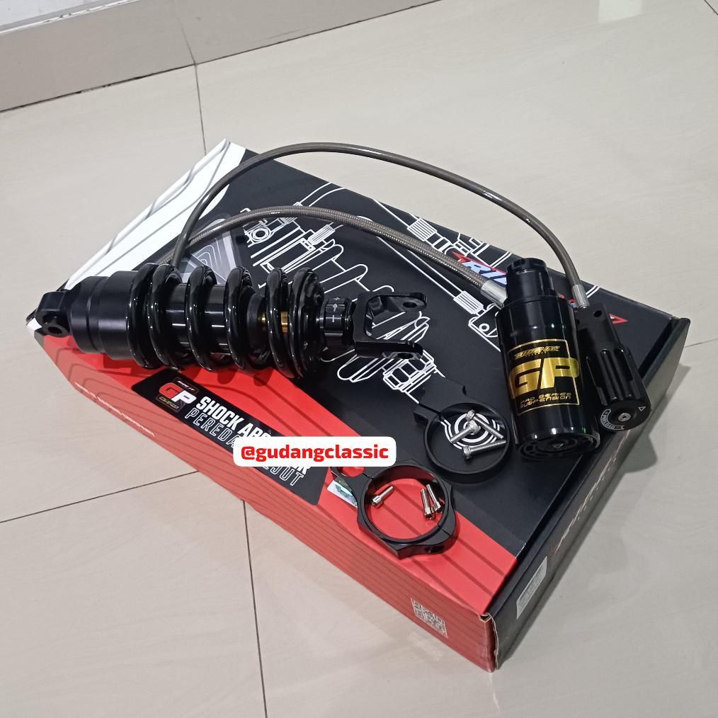 RIDE IT Monoshock Vixion Tabung Pisah GP 104 103 Flexible Shock Belakang Vixion New  NVL Old Shockbr