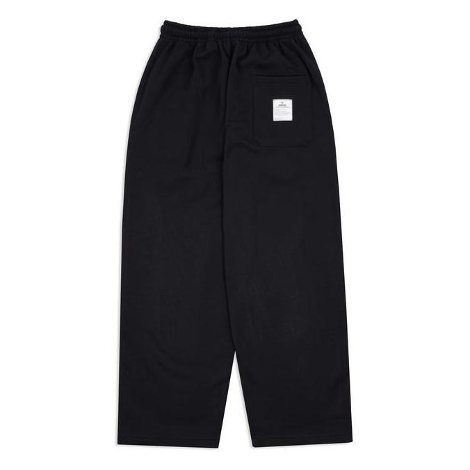Calca- Vantiva Celana Sweatpants Loose Baggy Pants Fleece Black Vast Celana Santai Nyaman Dengan Des