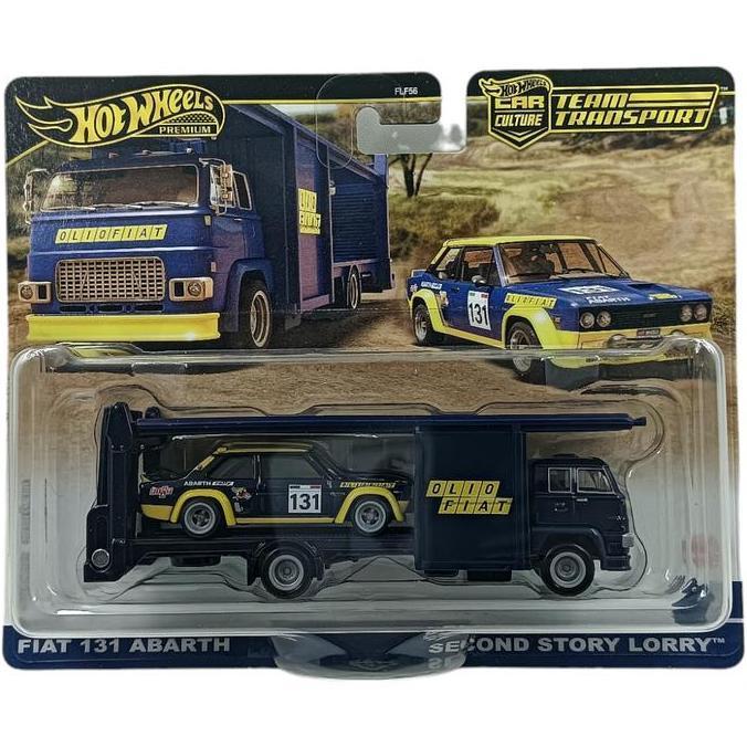 Hot Wheels Team Transport Second Story Lorry Fiat 131 Abarth