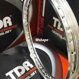 VELG TDR W SHAPE KOTAK 185 RING R 17 R17 GOLD SILVER BLACK MIRROR ORIGINAL not wx matte mate miror x