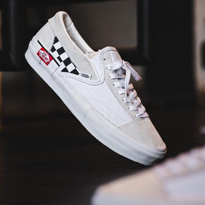Vans Slip On Cut And Paste Marshmallow White Orinal