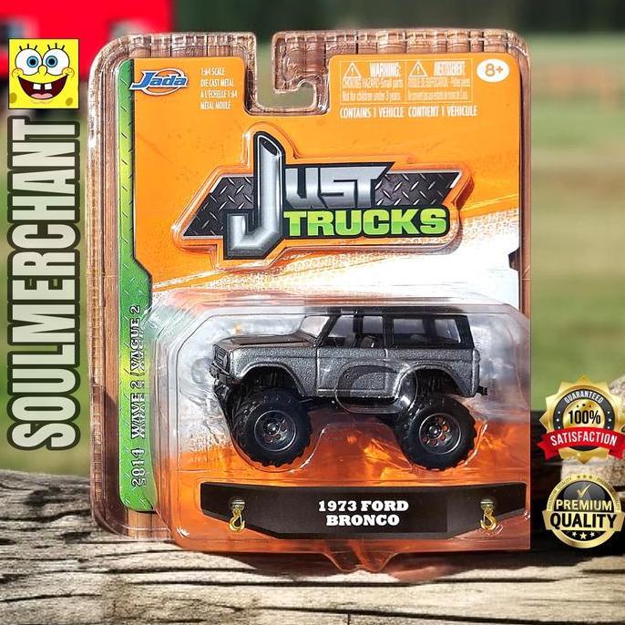 Jada 1973 Ford Bronco Silver Just Trucks New