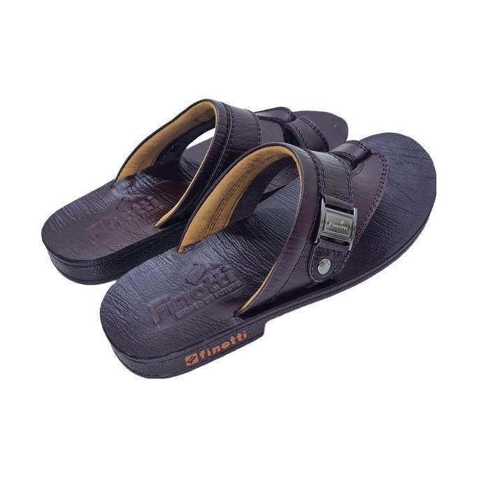 Sandal kulit asli - jepit Finotti VR 01