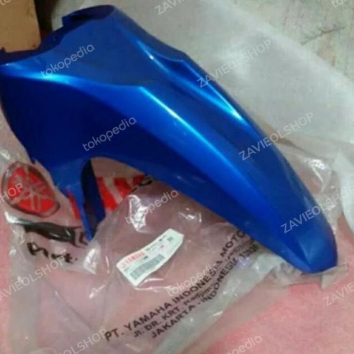 SPAKBOR DEPAN YAMAHA VEGA FORCE BIRU ORIGINAL ASLI