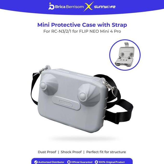 SUNNYLIFE Mini Protective Case With Strap For DJI RC-N3 / RC-N2 / RC-N1 Remote Controller Shockproof