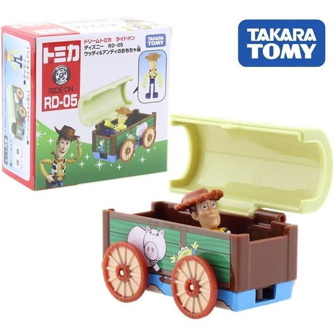 181262 TOMICA DREAM RIDE ON DISNEY RD-05 WOODY & TOY BOX TAKARA TOMY