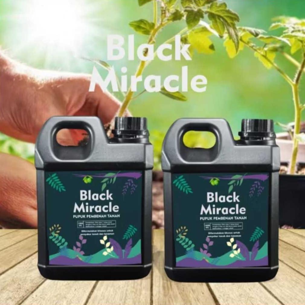KAVELLEWORKS PROMO VARIASI PUPUK PENGGEMBUR TANAH BLACK MIRACLE DAN MAGIC ELIXER 1 LITER MUDAH DIGUN