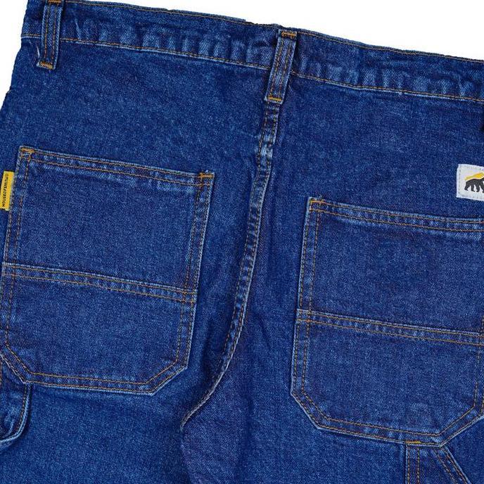 Calca- House Of Smith Long Denim Pants Smith Carpenter Pants Dark Blue #4 - Celana Denim Pria