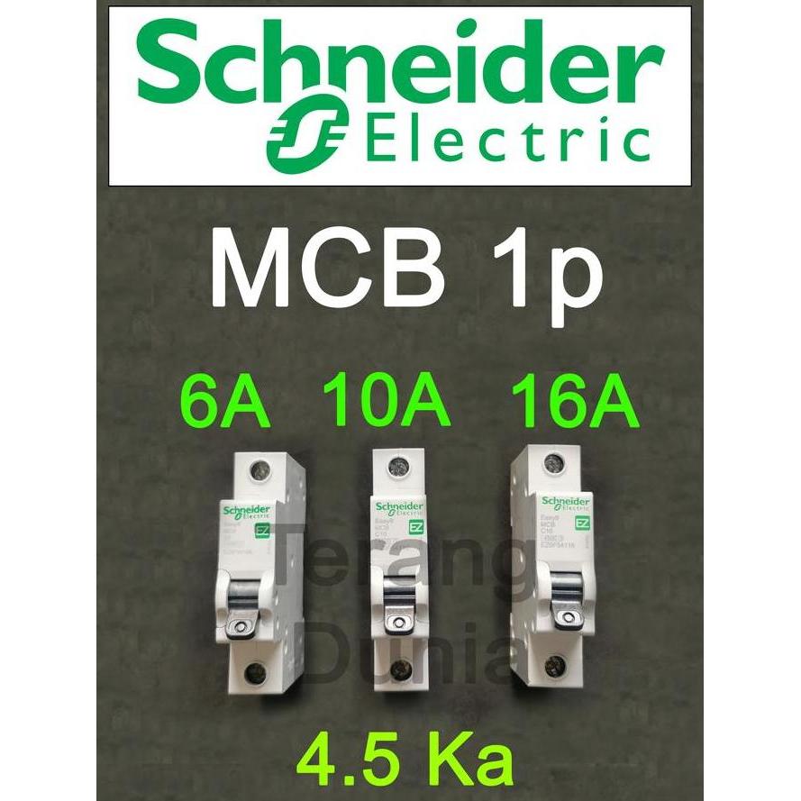 Ricita- Mcb Schneider 6A Mcb Schneider 10A Mcb Schneider 16A Mcb 1P Schneider