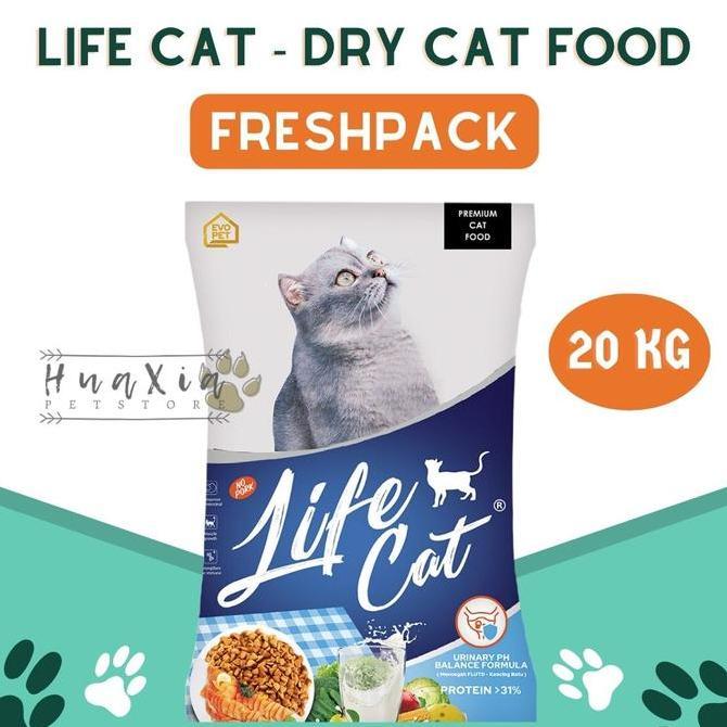 Makanan Kucing / Dry Cat Food Life Cat 20kg