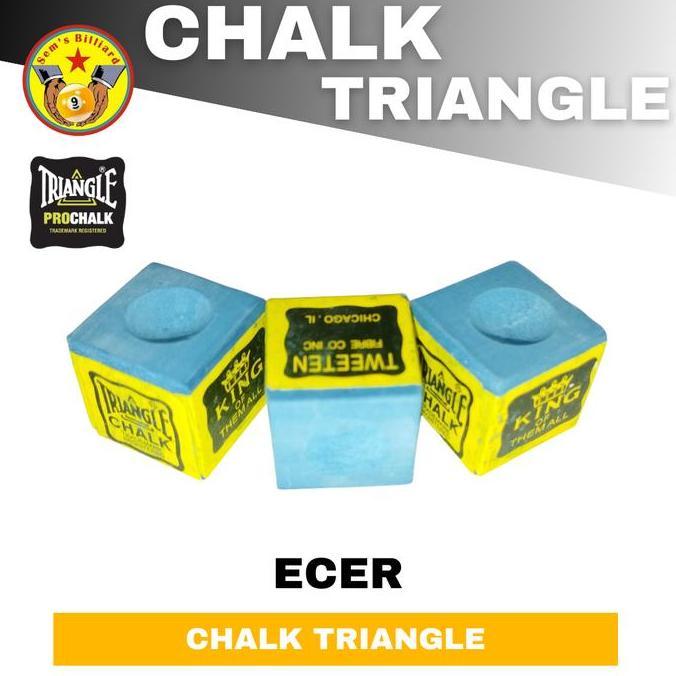 Chalk Billiard Triangle China - Kapur Billiard - Chalk Billiard