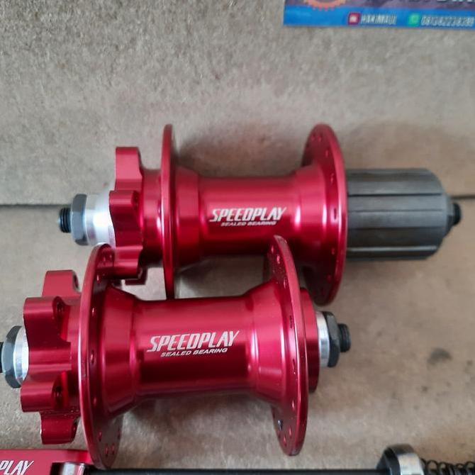 Hub Freehub Speedplay QR Red