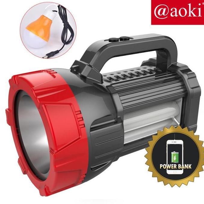 Promo Senter Commander 30W+27Smd Jumbo Hi Power Aoki Ak 8800 Terbaru 