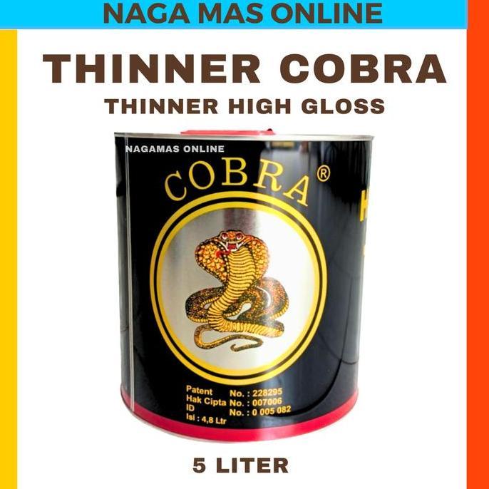 THINNER COBRA 5 LITER / PENGENCER CAT / THINNER HIGH GLOSS