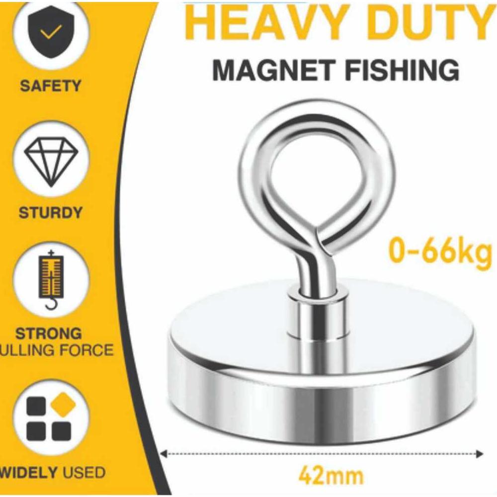 42Mm Magnet Neodymium/66Kg Magnet Kuat/Magnet Neodymium Besar/Magnet Super Kuat/Neodymium Magnet/Mag