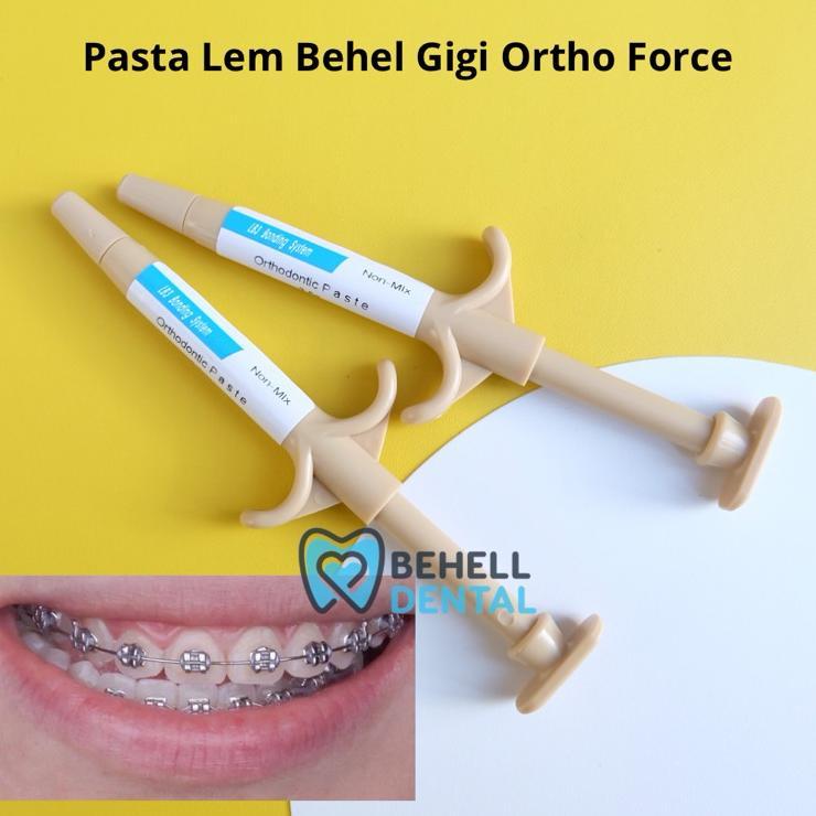 Lem Paste Behel Gigi Nomix Self Cure Non Atau Tanpa Laser Ortho Force - Reffil Lem Pasta Orthoforce 