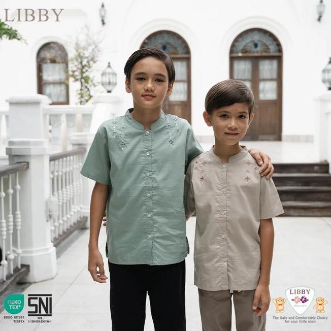 Stile- Libby Rayyan Shirt Atasan Baju Koko Raya Collection 9 Bulan - 8 Tahun