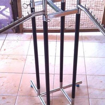 Hanger Gawang 4 Arah Standar / Gamis | Gantungan Baju 4 Sisi | Multifungsi Display Toko / Gantungan 