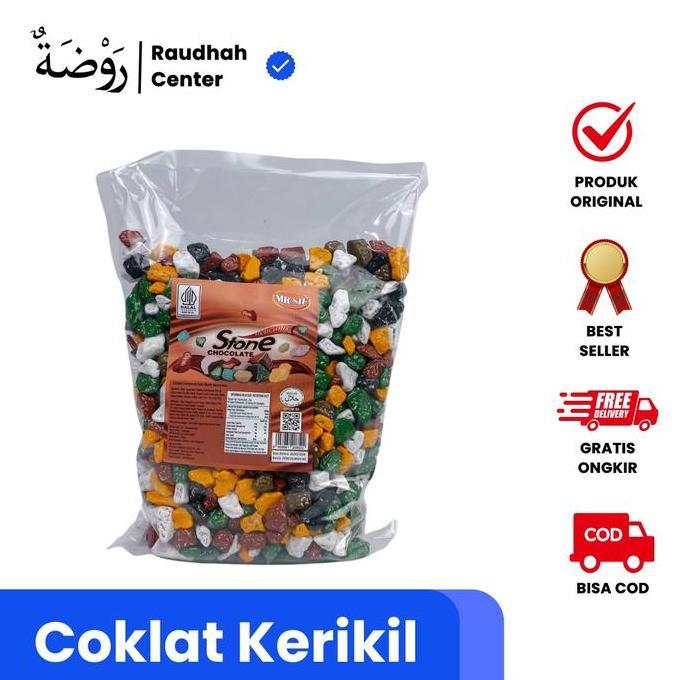 NEW COKELAT KERIKIL ARAB MR. SIF 1KG OLEH OLEH HAJI DAN UMROH - FOOD, CHOCOLATE CEMILAN COKLAT MANIS