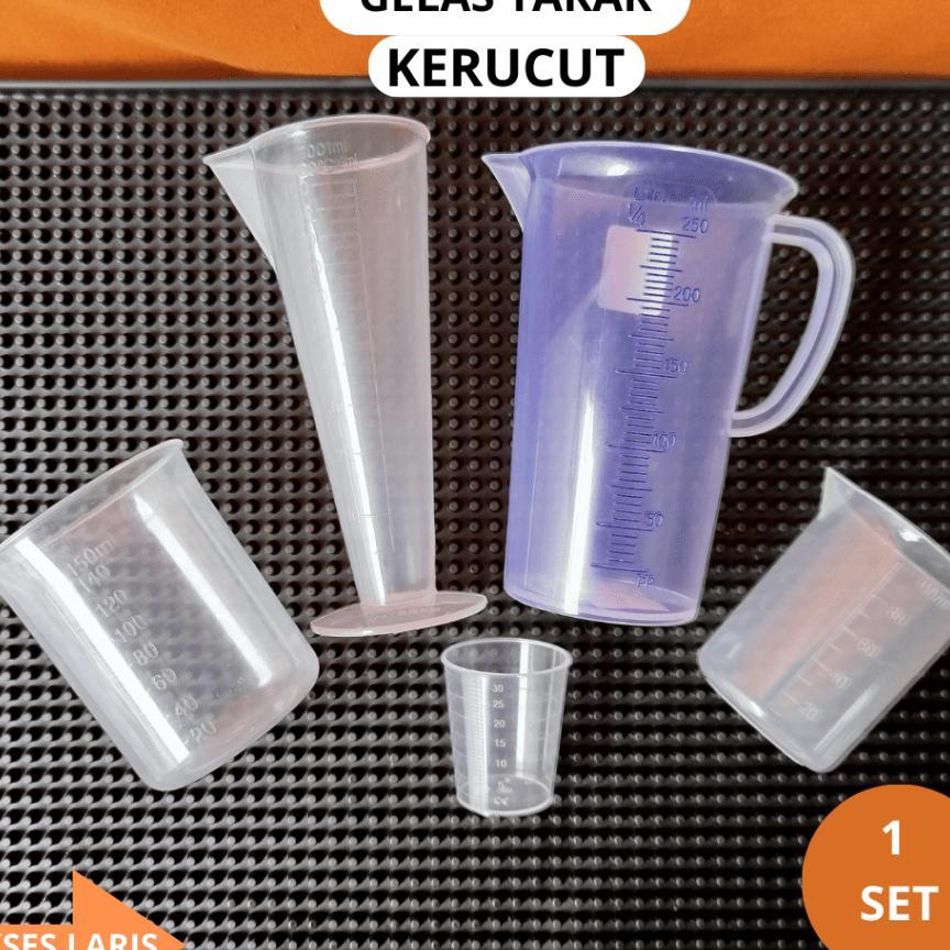 Paket Gelas Takar | Gelas Ukur Takaran Gula Cair