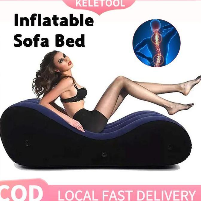 Portable Inflatable Air Sofa Angin Dewasa Sofa S-shaped Position Labor-saving Sitting Inflatable Mul