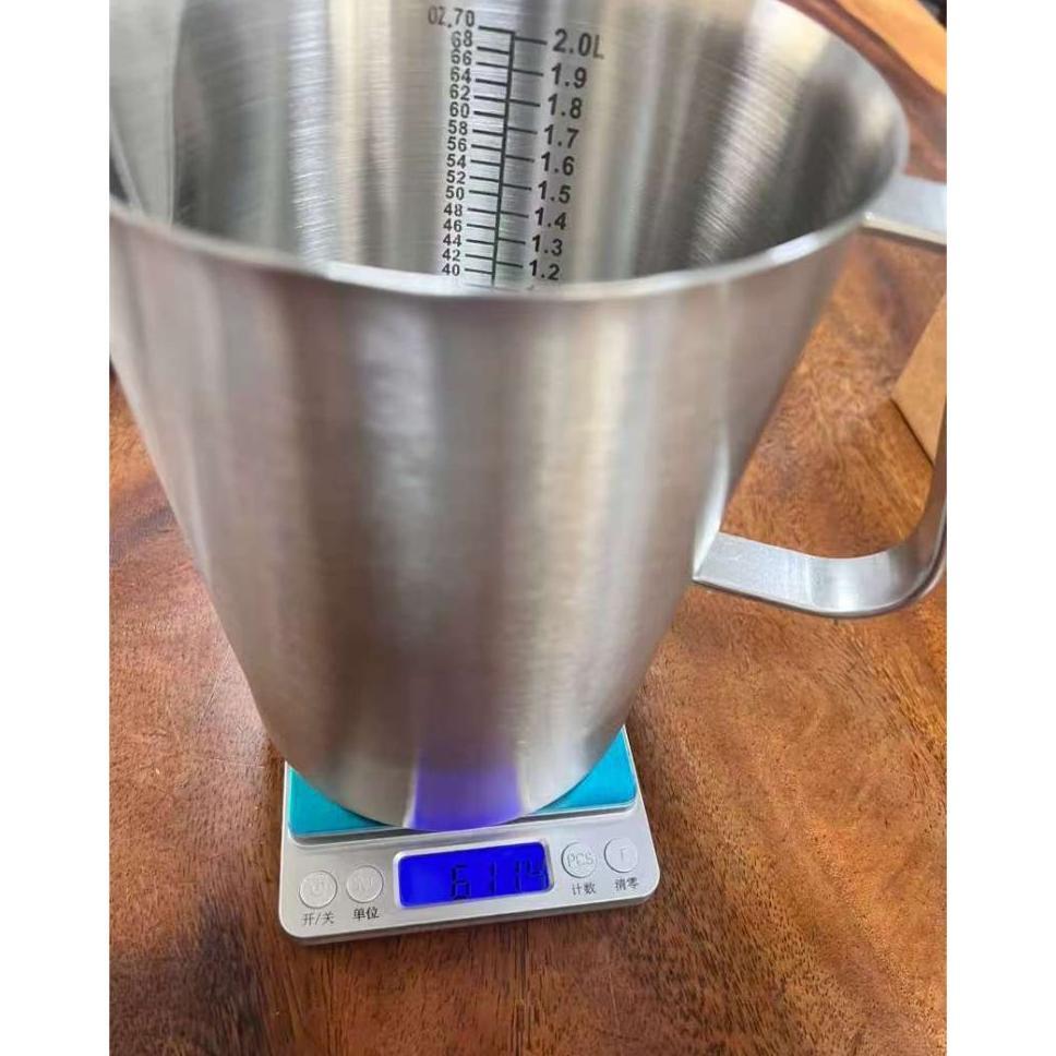 Gelas Ukur/Gelas Takar/Gelas Takaran/2 Liter Stainless